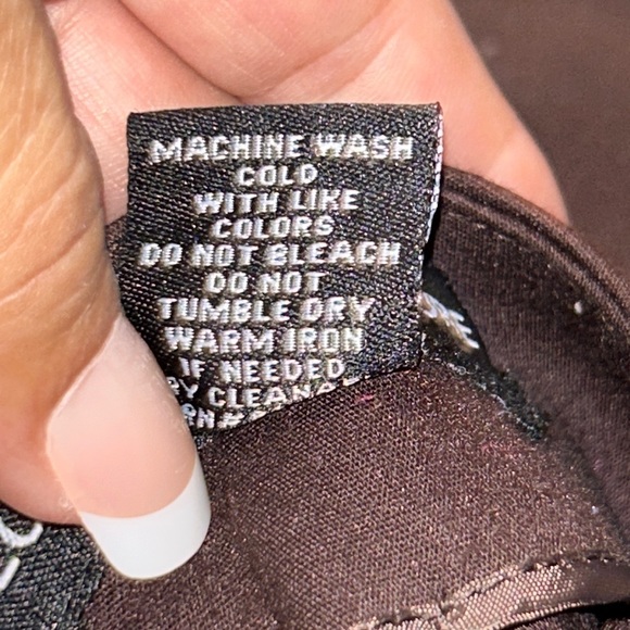 LUXE by Eric Signature Brown Stretchy Dress Slacks - Picture 7 of 7